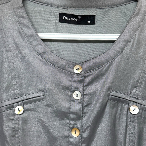 Ruscoe Metallic Silver Dress #112 - Picture 13 of 16